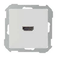 Розетка HDMI Simon Simon 82 Concept Белый матовый (в сборе) 