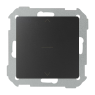 Выключатель кнопочный для рольставней Simon Detail select Графит (в сборе) 