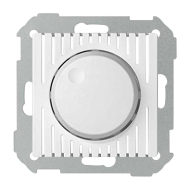 Светорегулятор поворотный 1000 Вт Simon Simon 82 Белый (в сборе) 