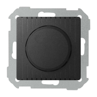 Светорегулятор поворотный 1000 Вт Simon Simon 82 Nature Графит (в сборе) 