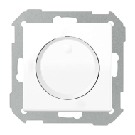 Светорегулятор поворотный 300 Вт Simon Simon 82 Белый (в сборе) 