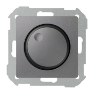 Светорегулятор поворотный 300 Вт Simon Simon 82 Алюминий (в сборе) 