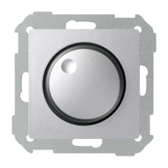 Светорегулятор поворотный 500 Вт Simon Simon 82 Concept Холодный алюминий (в сборе) 