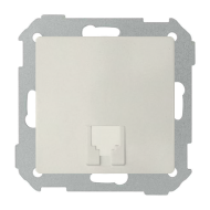 Розетка телефонная 1xRJ11 Simon Simon 82 Nature Слоновая кость (в сборе) 