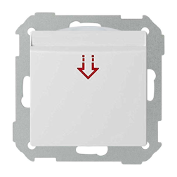 Выключатель карточный Simon Detail select Белый (в сборе) 