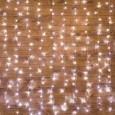 Гирлянда Светодиодный Дождь 2x2,5м 300LED белый, 8 режимов свечения, прозрачный провод, 230В 