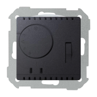 Терморегулятор для теплого пола с внешним датчиком Simon Simon 82 Nature Графит (в сборе) 