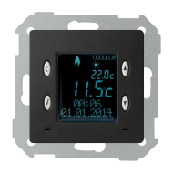 Терморегулятор электронный Simon Detail select Графит (в сборе) 