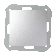 Заглушка Simon Detail select Холодный алюминий (в сборе) 