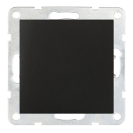 Промежуточный переключатель (перекрестный) Ecoplast LK80 Черный бархат (в сборе) 