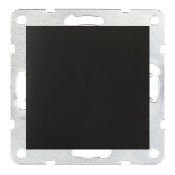 Промежуточный переключатель (перекрестный) Ecoplast LK80 Черный бархат (в сборе) 