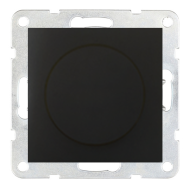 Светорегулятор поворотный 400 Вт Ecoplast LK80 Черный бархат (в сборе) 