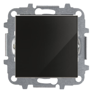 Промежуточный переключатель (перекрестный) ABB Sky Стекло Черное (в сборе) 