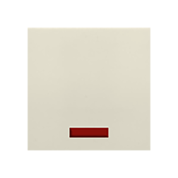 Выключатель одноклавишный с подсветкой Ecoplast LK45 Бежевый (в сборе) 