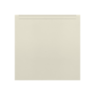 Розетка с заземлением и с крышкой Ecoplast LK45 Бежевый (в сборе)