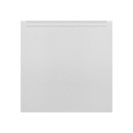 Розетка с заземлением и с крышкой Ecoplast LK45 Белый (в сборе)