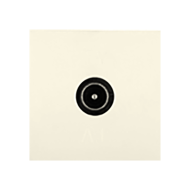 Розетка TV простая Ecoplast LK45 Бежевый (в сборе) 