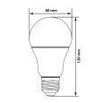 Лампа светодиодная Feron LB-94 A60 15W 4000K 230V E27 белый свет 