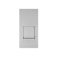 Розетка телефонная 1xRJ11 на 1 модуль Ecoplast LK45 Серебристый металлик (в сборе)