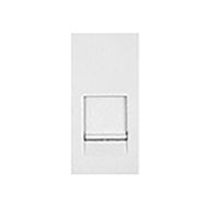 Розетка телефонная 1xRJ11 на 1 модуль Ecoplast LK45 Белый (в сборе)