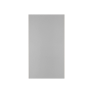 Заглушка на 1 модуль Ecoplast LK45 Серебристый металлик (в сборе) 