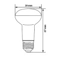 Лампа светодиодная Feron R39 LB-439 5W 4000K 230V E14 белый свет 