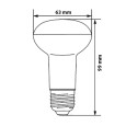 Лампа светодиодная Feron R63 LB-463 11W 4000K 230V E27 белый свет 