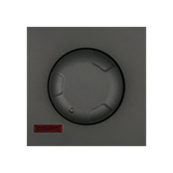 Светорегулятор поворотный 600 Вт Ecoplast LK45 Черный бархат (в сборе) 