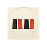 Розетка аккустическая двойная Ecoplast LK45 Бежевый (в сборе) 