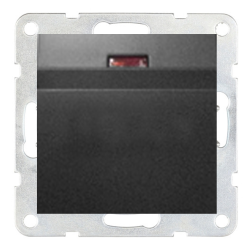 Выключатель карточный Ecoplast LK60 Черный бархат (в сборе) 