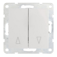 Выключатель для рольставней Ecoplast LK60 Белый (в сборе) 