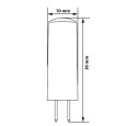 Лампа светодиодная капсула Feron LB-420 2W 4000K 12V G4 160lm 10x36mm белый свет 