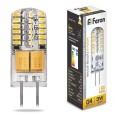 Лампа светодиодная капсула Feron LB-422 3W 2700K 12V G4 230lm 11x38mm теплый свет 