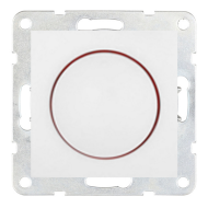 Светорегулятор поворотный 600 Вт Ecoplast LK60 Белый (в сборе) 