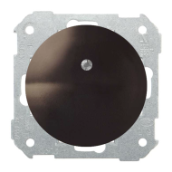 Выключатель одноклавишный с подсветкой Simon Simon 88 Коричневый (в сборе) 