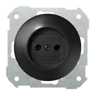 Розетка без заземления Simon Simon 88 Графит (в сборе) 