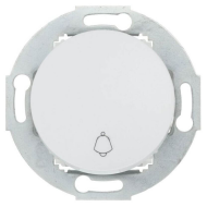 Кнопка (выключатель без фиксации) Ecoplast Vintage Classic Белый (в сборе) 