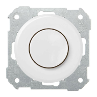 Светорегулятор поворотный 300 Вт Simon Simon 88 Белый (в сборе) 