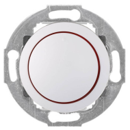 Светорегулятор поворотный 600 Вт Ecoplast Vintage Quadro Белый (в сборе)