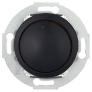 Светорегулятор поворотный 600 Вт Ecoplast Vintage Quadro Черный (в сборе)