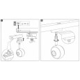 Светильник Paulmann LED Spot Capsule 4,5W 2700K 241Lm для шинопровода URail Белый/Хром 