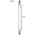 Коннектор гибкий Paulmann Maxiflex Verbinder max. 1000W 370mm для шинопровода URail белый 