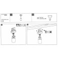 Светильник Paulmann Spot Pure II max. 1x10W GU10 для шинопровода URail хром матовый 