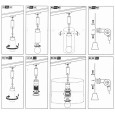 Подвесной светильник Paulmann 2Easy Basic Pendulum max. 20W E27 1,5m для шинопровода URail хром/мат 