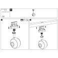 Светильник Paulmann Spot Capsule II 6W 2700K 315Lm для шинопровода URail Хром матовый/Хром 