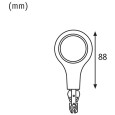 Светильник Paulmann LED End Cap с разъемом URail DIM 5,8W 2700K 420Lm для шинопровода хром матовый 