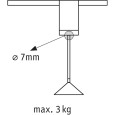 Переходник Paulmann Universal Pendant Adapter для шинопровода URail хром матовый 