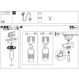 Подвесной светильник Paulmann Zylino для двухфазного шинопровода VariLine max. 50W 230V E27 Pro Rail 