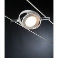 Тросовая система 6 светильников Paulmann LED RoundMac 6x4W 6x200lm 2700K 230/12V 10m матовый белый 
