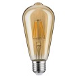 Лампа филаментная светодиодная Paulmann LED Vintage DIM 6W 1700K E27 Золото/Gold 